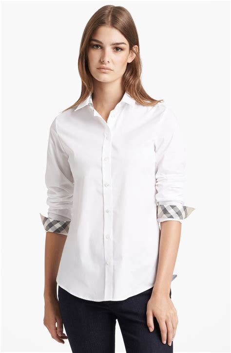 nordstrom womens burberry shirts|burberry pantsuit.